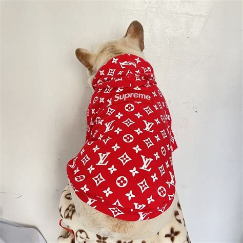 supreme louis vuitton dog clothes|Louis Vuitton dog clothes.